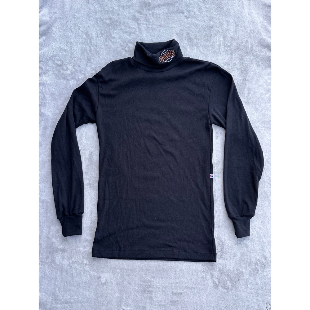 80s Majestic San Francisco Giants Turtleneck Shirt Mens Medium Black Made in USA